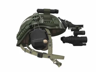 Tactical military helmet FG-1 3D model