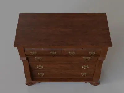Antique Chest 3D model purchase