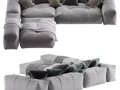 Pixel Sofa Saba 3D model