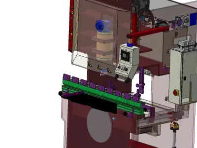 30-Ton Sheet Bending Machine 3D model