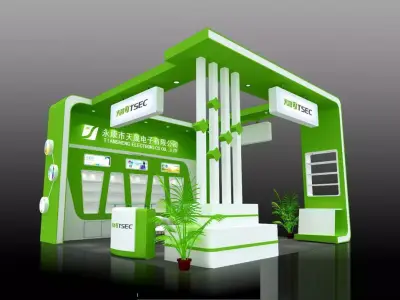Exhibition - Area - 6X6-3DMAX2009-5 3D model