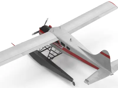Seaplane 3D model buy