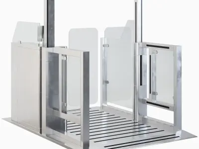 Security Gates 3D model