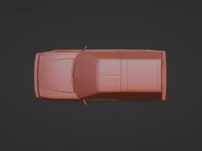 1986 Nissan EXA Pular N13 Low-poly 3D model