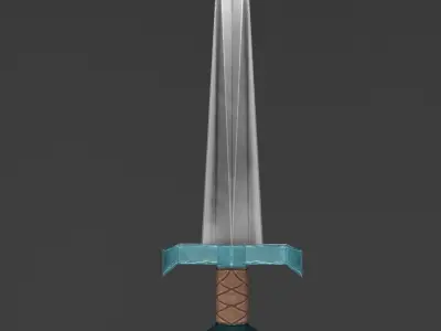 Stylized Weapons Free low-poly 3D model Free low-poly 3D model