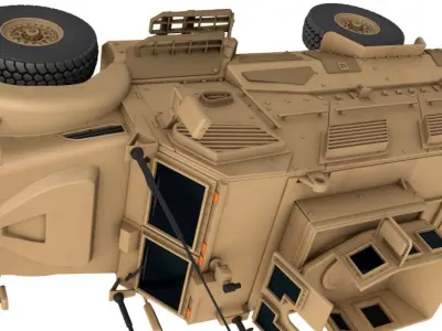 MaxxPro Fighting Vehicle 3D model