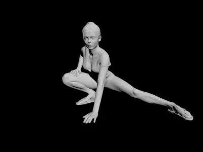 squats 3D model