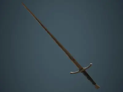 Longsword 1B Low-poly 3D model