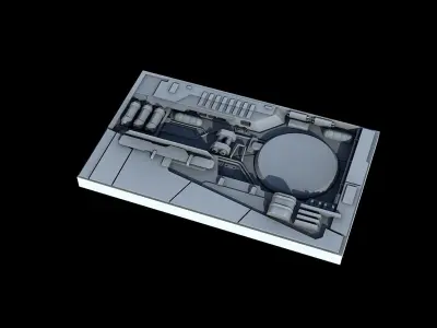 Sci-Fi KitBash and Props Pack Part two 3D model