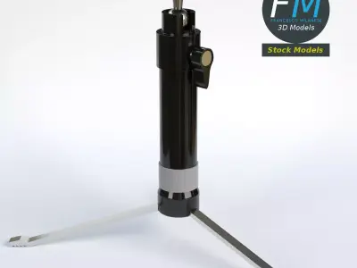 Tabletop camera tripod 3D model