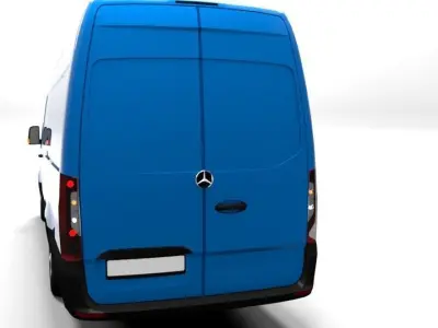 MERCEDES SPRINTER L 2019 Low-poly 3D model