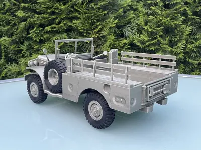 Dodge WC51 - scale model kit FDM 3D print model