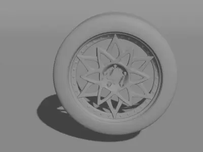 SevenK NIKA-S Rims Free 3D model