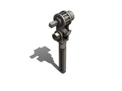 Chave Catraca 1-2 Pol Ratchet 3D model