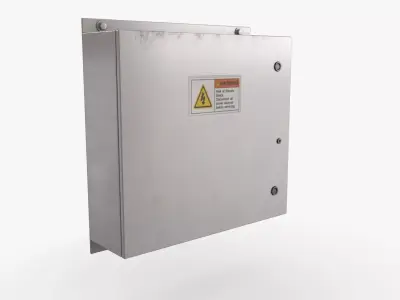 Electrical Box 06 Low-poly 3D model