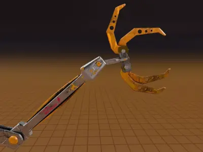 Claw Scifi Robot 3D model