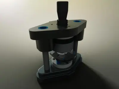 Sheet Metal Punching Machine Free 3D model