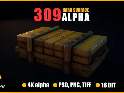 309 Hardsurface Alpha 3D model