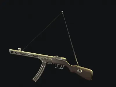 PPS 41 Low poly 3D model Low-poly 3D model