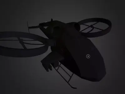 Helicopter Gunship Free 3D model