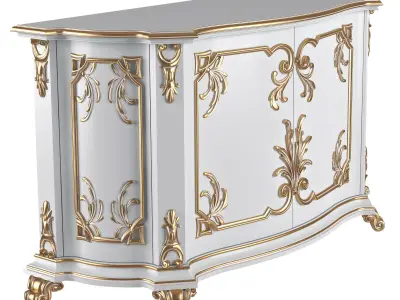 roberto giovannini console buffet  3D model