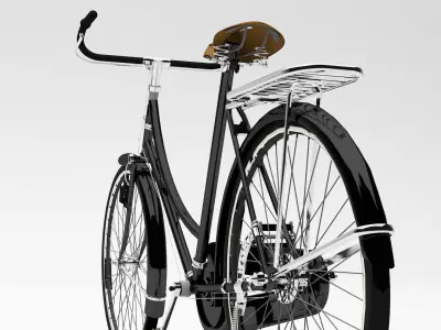 Dutch Bicycle Gazelle 3D model