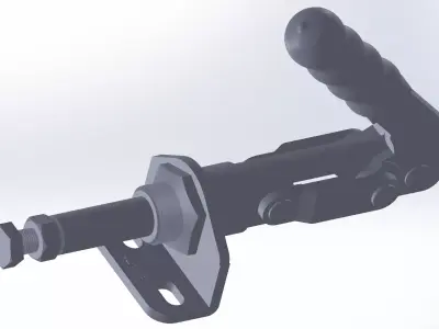 GP-195020 clamp with handle Free 3D model