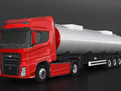 F-Max Tank Trailer 3D model