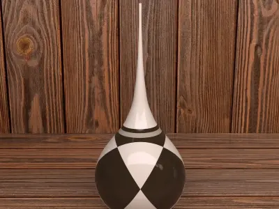 modern vase set Free 3D model