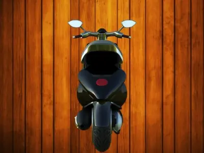 Vespa scooter Free 3D model
