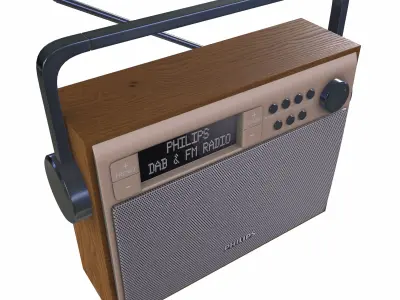 radio philips 3D model