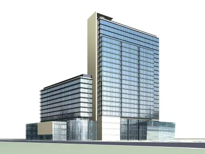 Office Building 3D model get