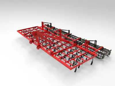 CULTIVATOR agricultural plow 3D model