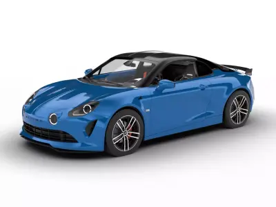 Alpine A110 S 2022 3d model 3D model