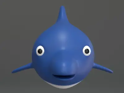 Dolphin 3D Model Low-poly 3D model