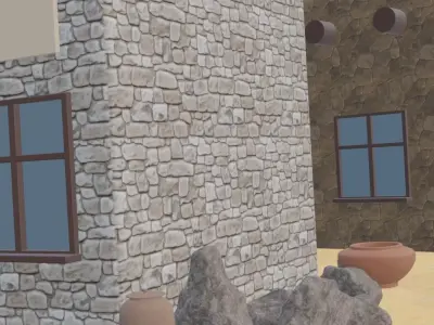 Western Town 3D model purchase
