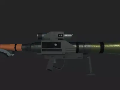 Launcher Gun 3D model