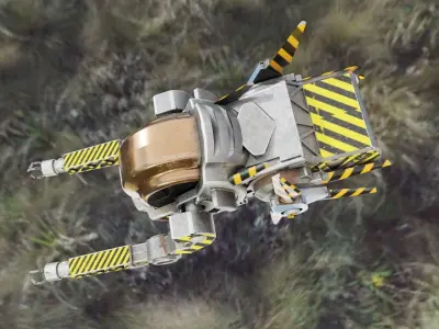 Scavenger Cyberpunk 3D model