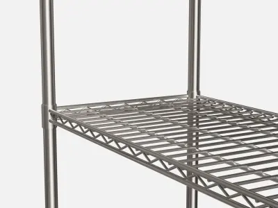  industrial wire rack 3D model