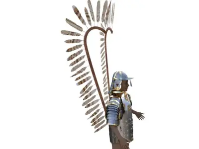 Hussaria Armor real replica Free 3D model