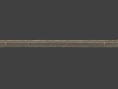 Sturgeon-nosed canoe 3D model