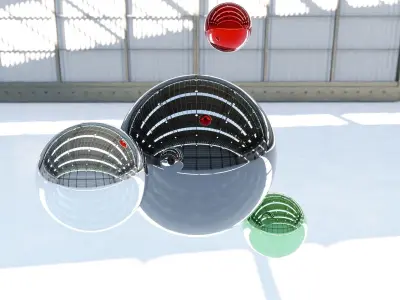 HDRI - Airplane Hangar Interior 8 Texture
