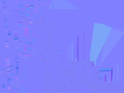 Industrial stairs Low-poly 3D model purchase