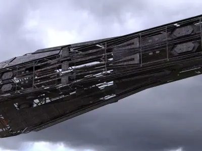 Dreadnaught Ship Wreck1  3D model