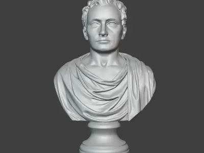 Unknown  Magistrate - Emperor -- Roman - Greek Man Bust 3D print model