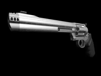 revolver 3D model 17