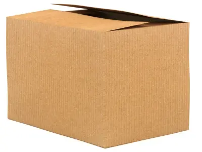 Cardboard Box 01 3D model