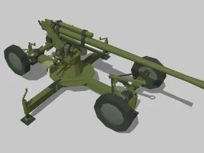 85-mm 52-K Low-poly 3D model