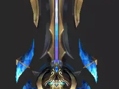 Pack With 30 Fantasy Swords - Part 13 Low-poly 3D model