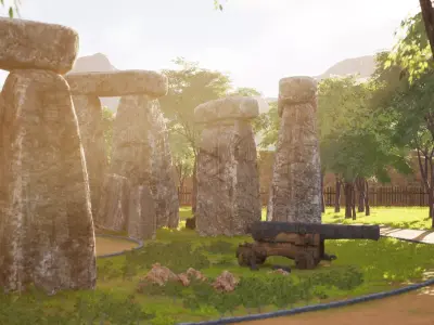 Stonehenge Landscape 3D model